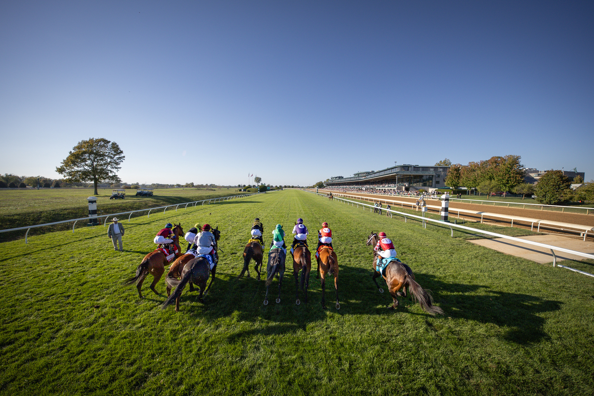 THE QUEEN ELIZABETH II (G1)Lush Lips (GB)TB, B, F, foaled January 28, 2022( Ten Sovereigns (IRE) - Lamyaa (GB), by Arcano (IRE) )Connections as of Current Entry:Jockey: Tyler GaffalioneTrainer: Brendan P. WalshOwner: Medallion Racing, Parkland Thoroughbreds, Hoffman Thoroughbreds, LLC, Shanahan, Mrs. Paul and Magnier, Mrs. M. V.Breeder: The Pocock Family